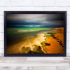 Seascape Landscape Beach Spain Long Exposure Shore Coast Wall Art Print