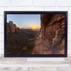 Landscape Sunset Abuna Yemeta Church Gheralta Mountains Tigray Wall Art Print