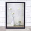 Still Life Soft Butterfly Cup Mug Morning Breakfast Tea Coffee Wall Art Print