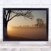 Sunrise Morning Light Fog Mist Valley National Park Forge Dawn Wall Art Print