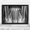 Ups And Downs escalators aerial view Wall Art Print