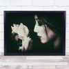 Mood Portrait Light Studio The Rose Wall Art Print