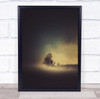 Hope Lights Fog Clouds tree nature Wall Art Print