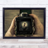 Flexaret Camera Lens photo Hand Wall Art Print