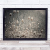 Magical Winter White flower Ash Wall Art Print