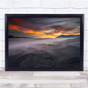 The Highland landscape sunset Wall Art Print