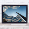 Straight On Curves Low Angle Wall Art Print