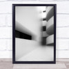 car park white architecture Wall Art Print