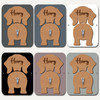 Dachshund Dog Lead Holder Leash Hanger Hook Any Colour Personalised Gift