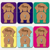 Dachshund Dog Lead Holder Leash Hanger Hook Any Colour Personalised Gift