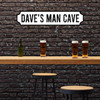 Any Name Man Cave Bar Any Colour Any Text 3D Train Style Street Home Sign