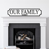 Our Family  Name Any Colour Any Text 3D Train Style Street Home Sign