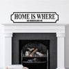 Home Is Where Our Grandchildren Are Any Colour Text 3D Train Street Home Sign