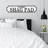 Shag Pad Funny Rude Bedroom Any Colour Any Text 3D Train Style Street Home Sign