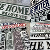 Family Surname Home Hearts Any Colour Any Text 3D Train Style Street Home Sign