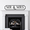 Mr & Mrs Est Wedding Date Any Colour Any Text 3D Train Style Street Home Sign