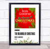 Boris Gardiner The Meaning of Christmas Christmas Single Polaroid Music Art Print