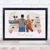 Indoor Gym Romantic Gift For Him or Her Personalised Couple Print