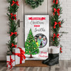 Welcome Name Tree Photo Personalised Decoration Christmas Indoor Outdoor Sign