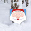 Santa Claus Happy Face Personalised Decoration Christmas Outdoor Garden Sign