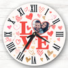 Love Photo Valentine's Day Gift Birthday Anniversary Personalised Clock
