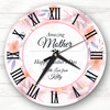 Amazing Mother Floral Mother's Day Gift Personalised Clock