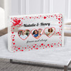 Cupid Heart Frames Romantic Valentines Gift Personalised Clear Acrylic Block
