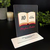 Teacher 10 Years Service 10th Anniversary Book Gift Employee Personalised Plaque