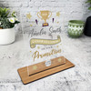 Congratulations Job Promotion Trophy Banner Gift Employee Manager Boss Plaque