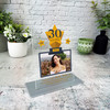 30 Years Work Service 30th Anniversary Photo Trophy Star Gift Employee Plaque