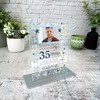 35 Years Service Happy 35th Anniversary Star Frame Photo Gift Employee Plaque