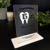 Dentistry 15 Years Service 15th Anniversary Tooth Gift Employee Custom Plaque