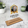 Employee Of The Year Gold Frame Photo Gift Employee Personalised Gift Plaque