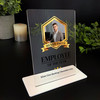 Employee Of The Year Gold Frame Photo Gift Employee Personalised Gift Plaque