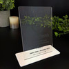 50 Years Service 50th Anniversary Leaves Wreath Gift Employee Custom Plaque