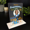 Bar Mitzvah Gift Menorah Present Photo Custom Personalised Gift Acrylic Plaque