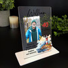 40th Birthday Gift Watercolour Lighthouse Photo Personalised Gift Acrylic Plaque