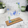 Son Blue Baby Feet Wings Memorial Keepsake Gift Personalised Gift Acrylic Plaque