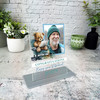 Enjoy Your Retirement Gift For Him Bear Photo Personalised Gift Acrylic Plaque