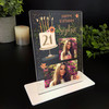 21st Birthday Gift For Female Peach Cake Photo Personalised Gift Acrylic Plaque