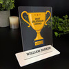 Best Salesman Award Trophy Gift Employee Colleague Or Team Personalised Plaque