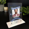 Civil Engineer Thank You Job Blue Photo Gift Employee Personalised Gift Plaque