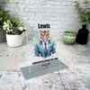 New Job Watercolour Tiger In Suit Gift Custom Personalised Gift Acrylic Plaque