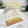 Amazing Agent Thank You Yellow Star Gift Employee Or Colleague Custom Plaque