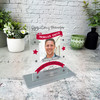 Operations Manager Thank You Job Red Photo Gift Employee Personalised Plaque