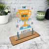 Worlds Best Employee Trophy Work Job Gift Employee Personalised Gift Plaque