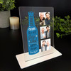 Cheers Best Step Dad Beer Photo Birthday Gift Personalised Acrylic Plaque