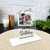 Stepdad Birthday Gift Best Stepdad Photo Personalised Acrylic Plaque