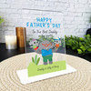 Fathers Day Gift Best Daddy Elephant With Two Kids Personalised Acrylic Plaque