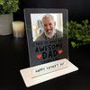 Fathers Day Gift Awesome Dad Photo Personalised Acrylic Plaque